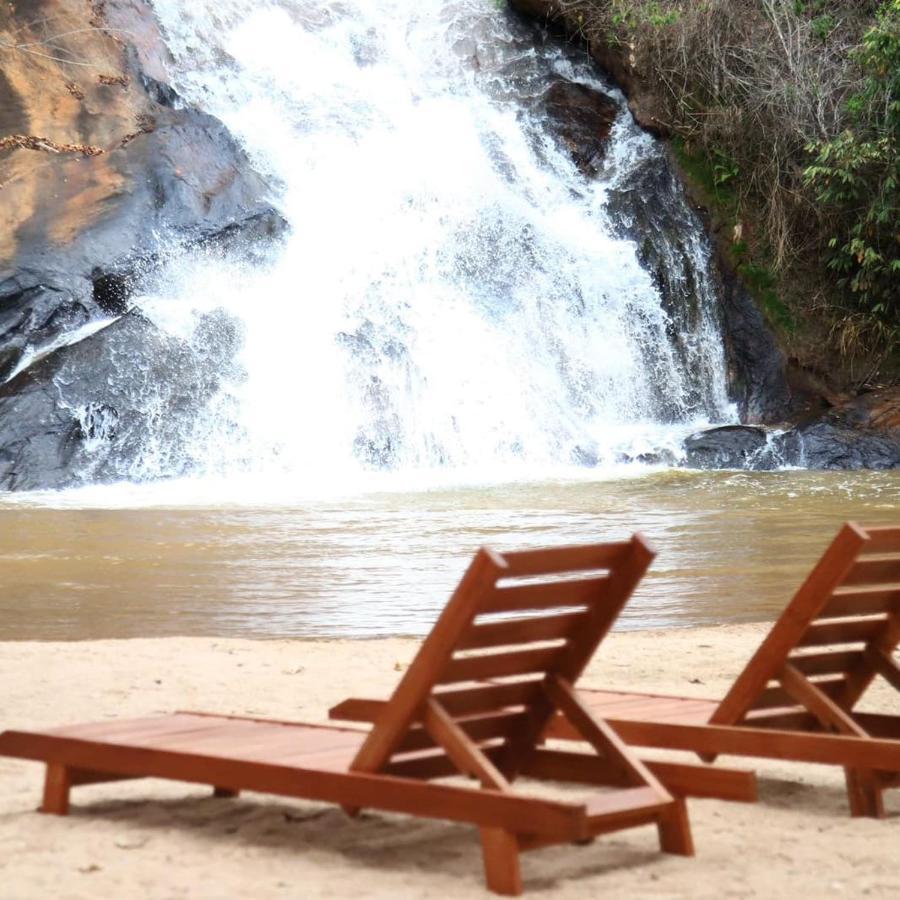 Casa De Campo Banheira, Lareira E Cachoeira Pedra Azul  Exterior foto