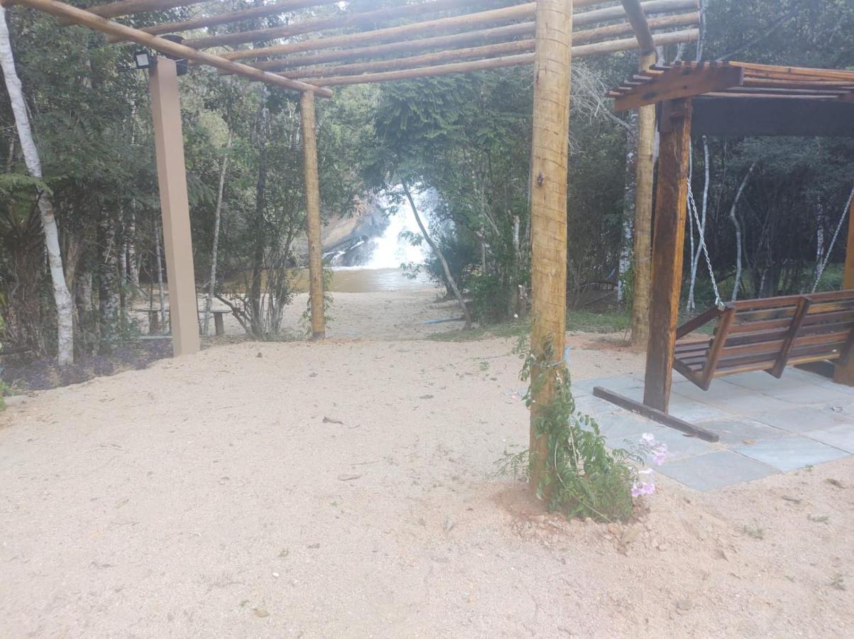 Casa De Campo Banheira, Lareira E Cachoeira Pedra Azul  Exterior foto