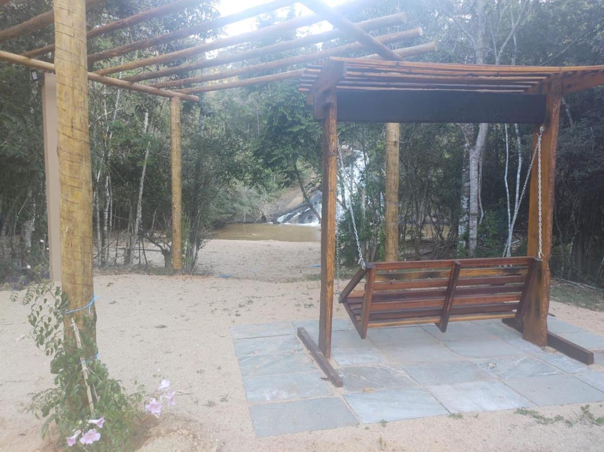 Casa De Campo Banheira, Lareira E Cachoeira Pedra Azul  Exterior foto